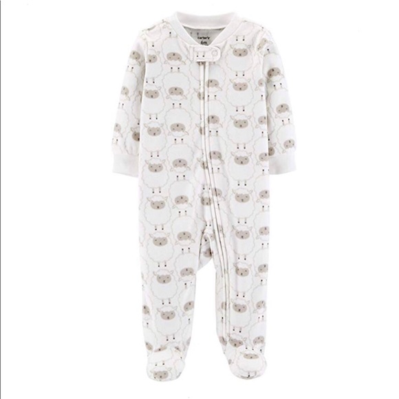 newborn fleece pajamas